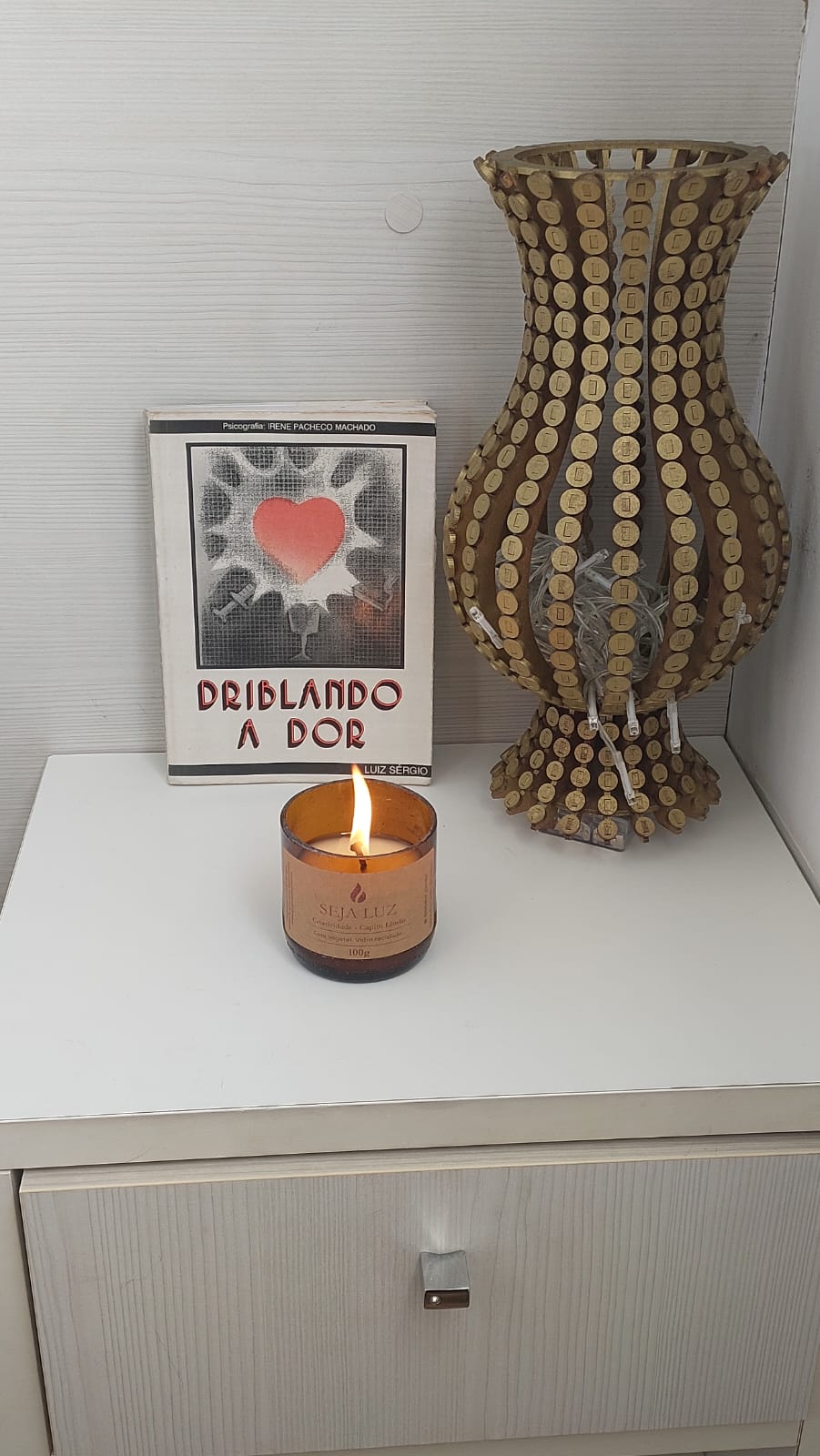 Decoração com vela sustentável